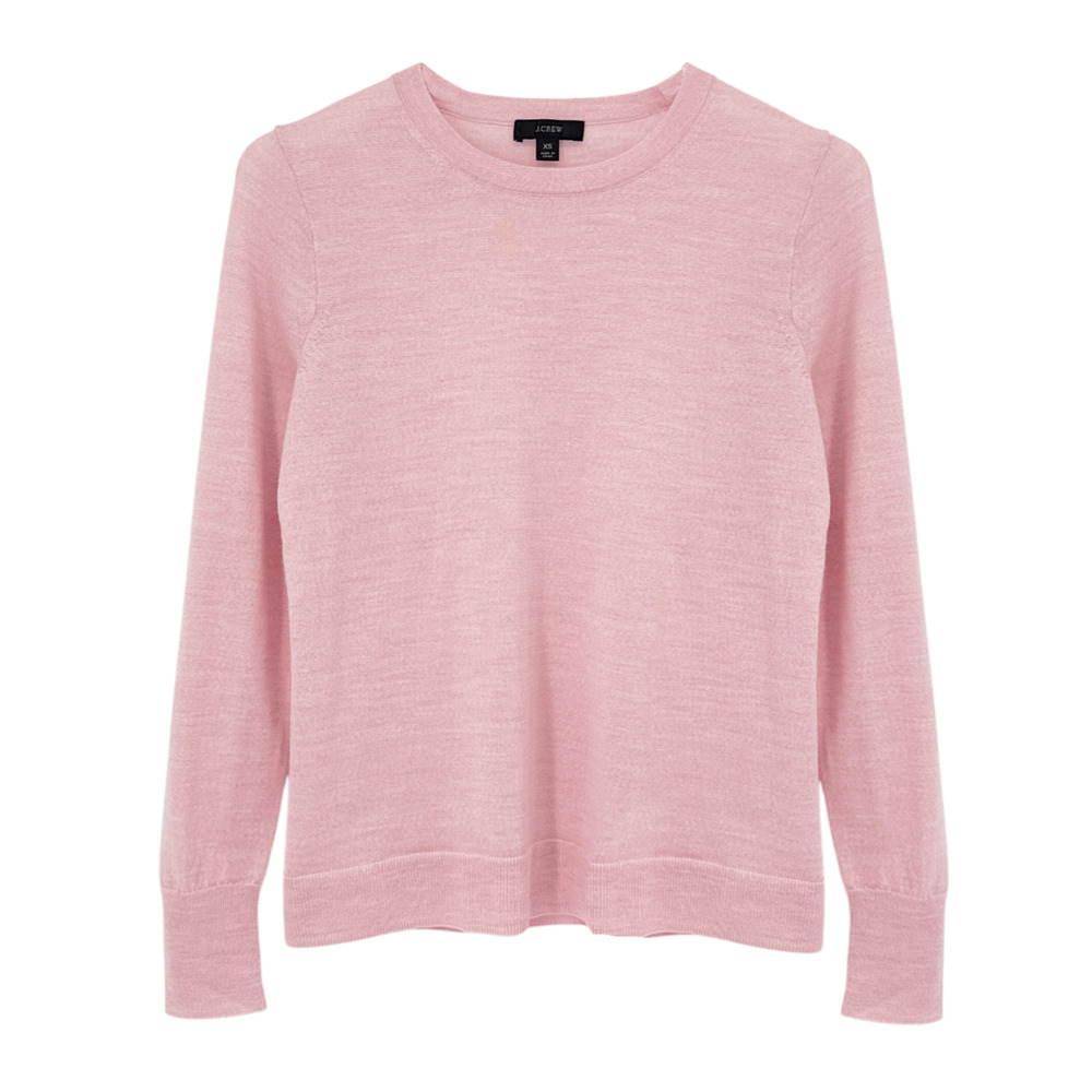 J.CREW Margot Crewneck Sweater in Blossom XS